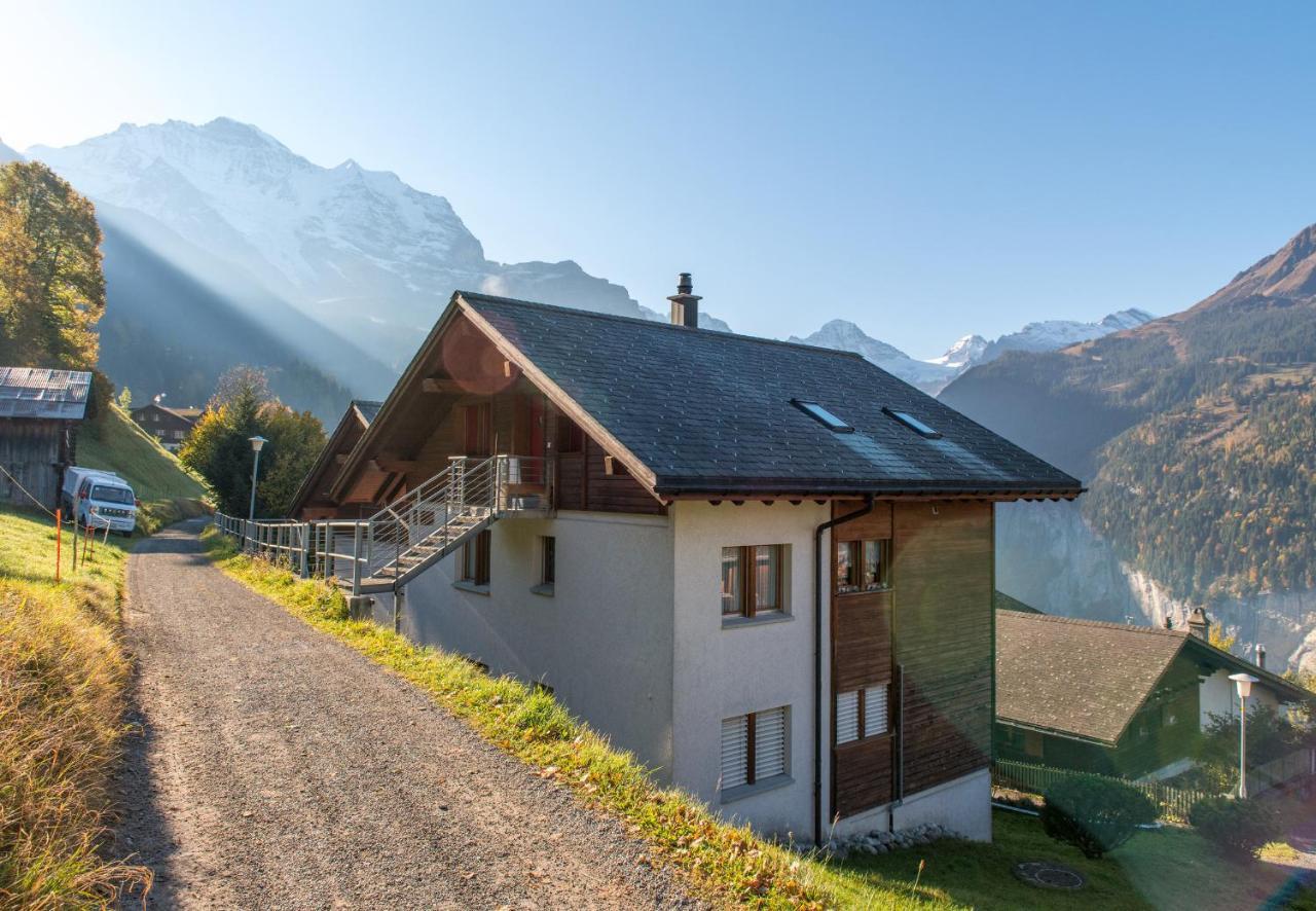 Chalet Rose Penthouse Wengen Exterior foto