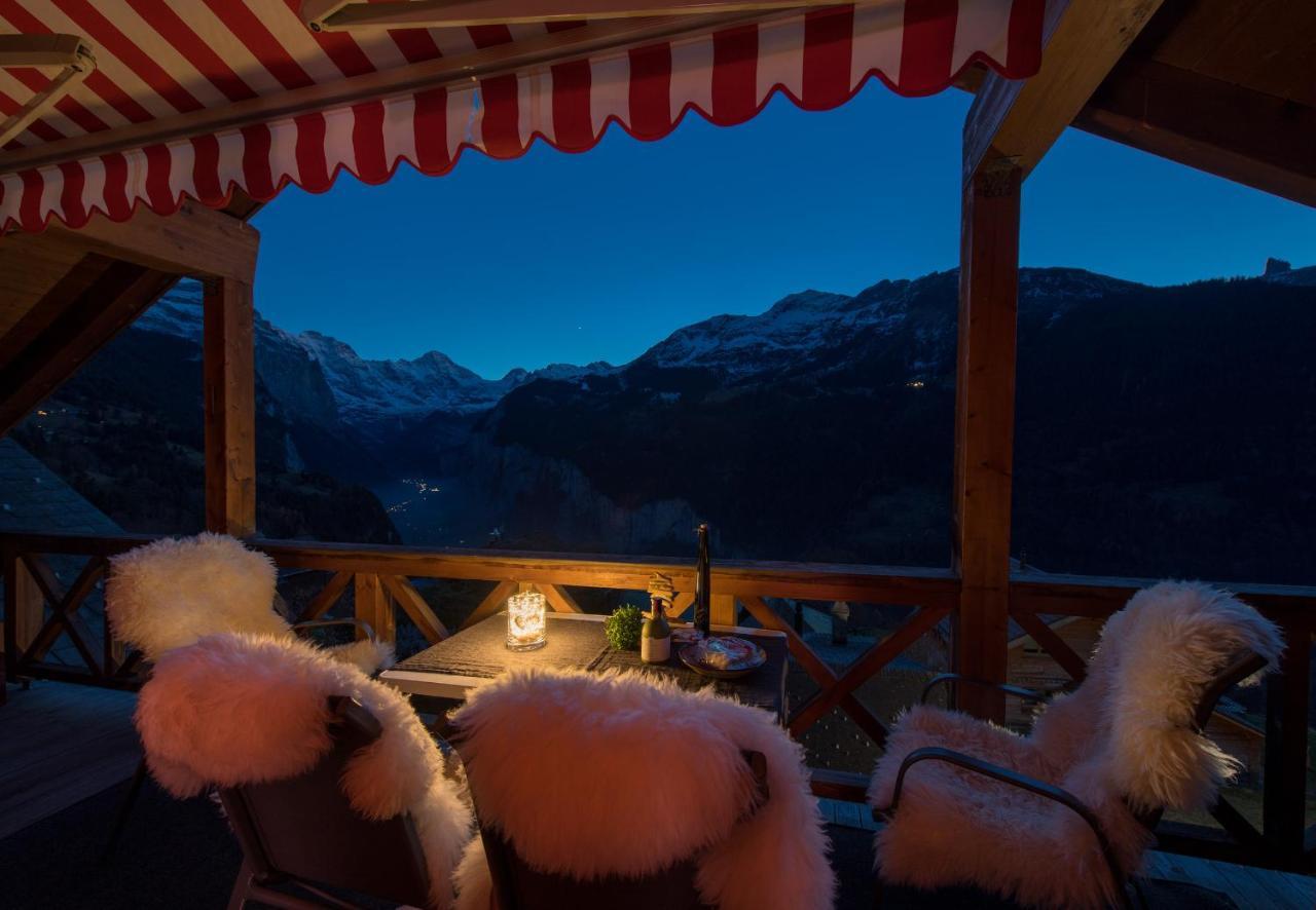Chalet Rose Penthouse Wengen Exterior foto